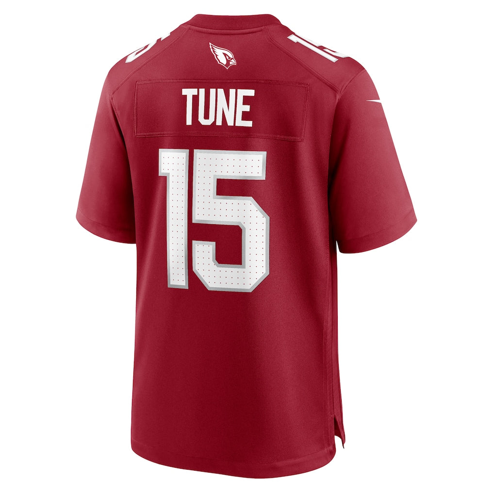 Johmsee A.Cardinals #15 Clayton Tune Cardinal Team Game Jersey