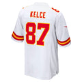 Johmsee KC.Chiefs #87 Travis Kelce White Player Game Jersey