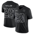 Johmsee IN.Colts #28 Jonathan Taylor Player Black Limited 2026 Salute to Service Home Game Stitched Jerseys