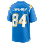 Johmsee LA.Chargers #84 KeAndre Lambert-Smith Powder Blue Team Game Jersey
