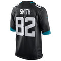 Johmsee J.Jaguars #82 Jimmy Smith Black Retired Player Alternate Game Jersey