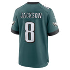 Johmsee P.Eagles #8 Adoree' Jackson Midnight Green Team Game Jersey