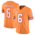Johmsee #6 Baker Mayfield Player TB.Buccaneers Orange Vapor F.U.S.E. Limited Stitched Jerseys