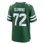 Johmsee NY.Jets #72 Micheal Clemons Legacy Green Team Game Jersey