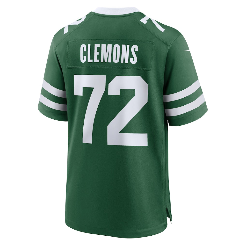 Johmsee NY.Jets #72 Micheal Clemons Legacy Green Team Game Jersey