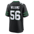 Johmsee NY.Jets #56 Quincy Williams Legacy Black Alternate Game Jersey