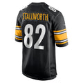 Johmsee P.Steelers #82 John Stallworth Black Retired Player Jersey