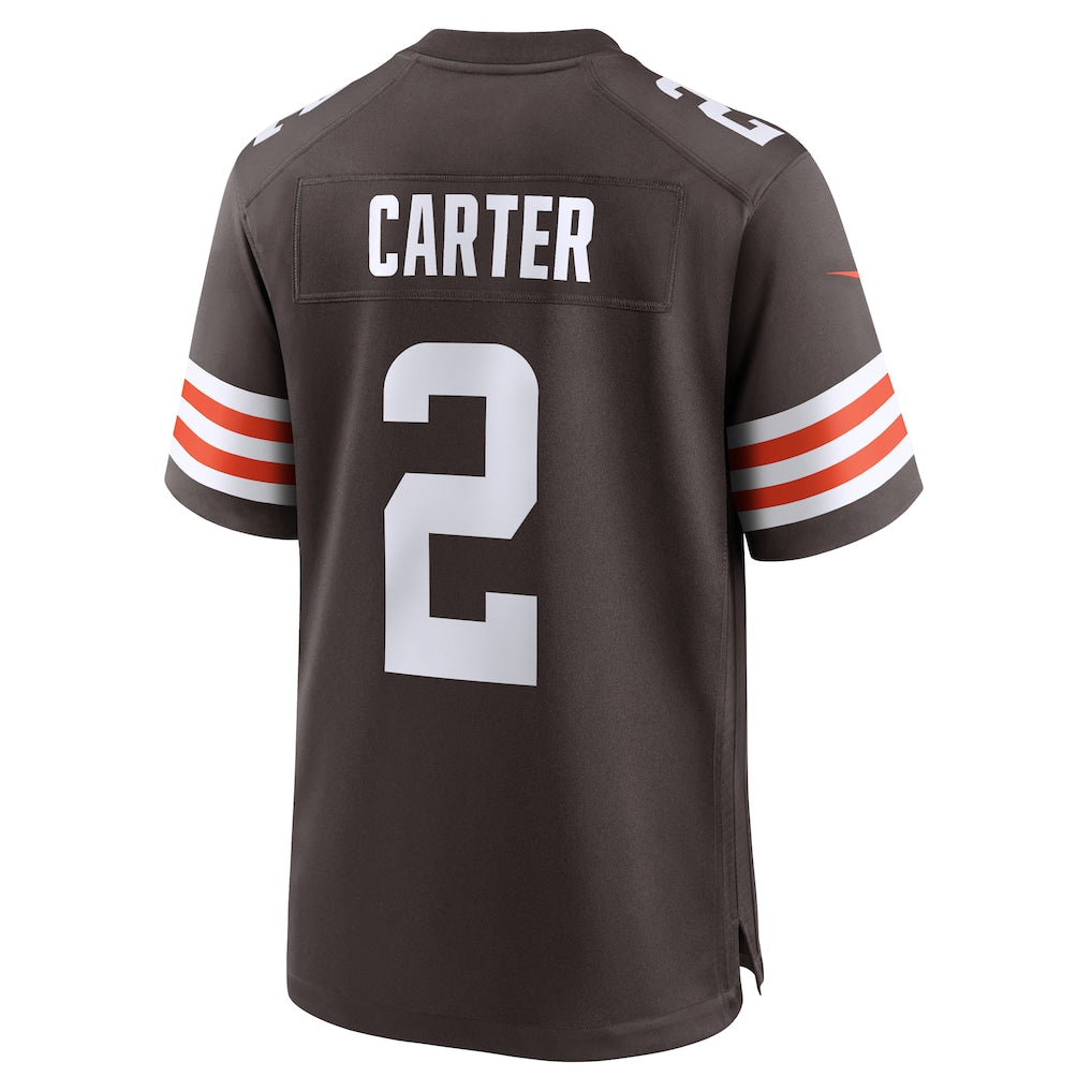Johmsee C.Browns #2 DeAndre Carter Brown Team Game Jersey