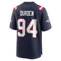 Johmsee NE.Patriots #94 Cory Durden Navy Team Game Jersey