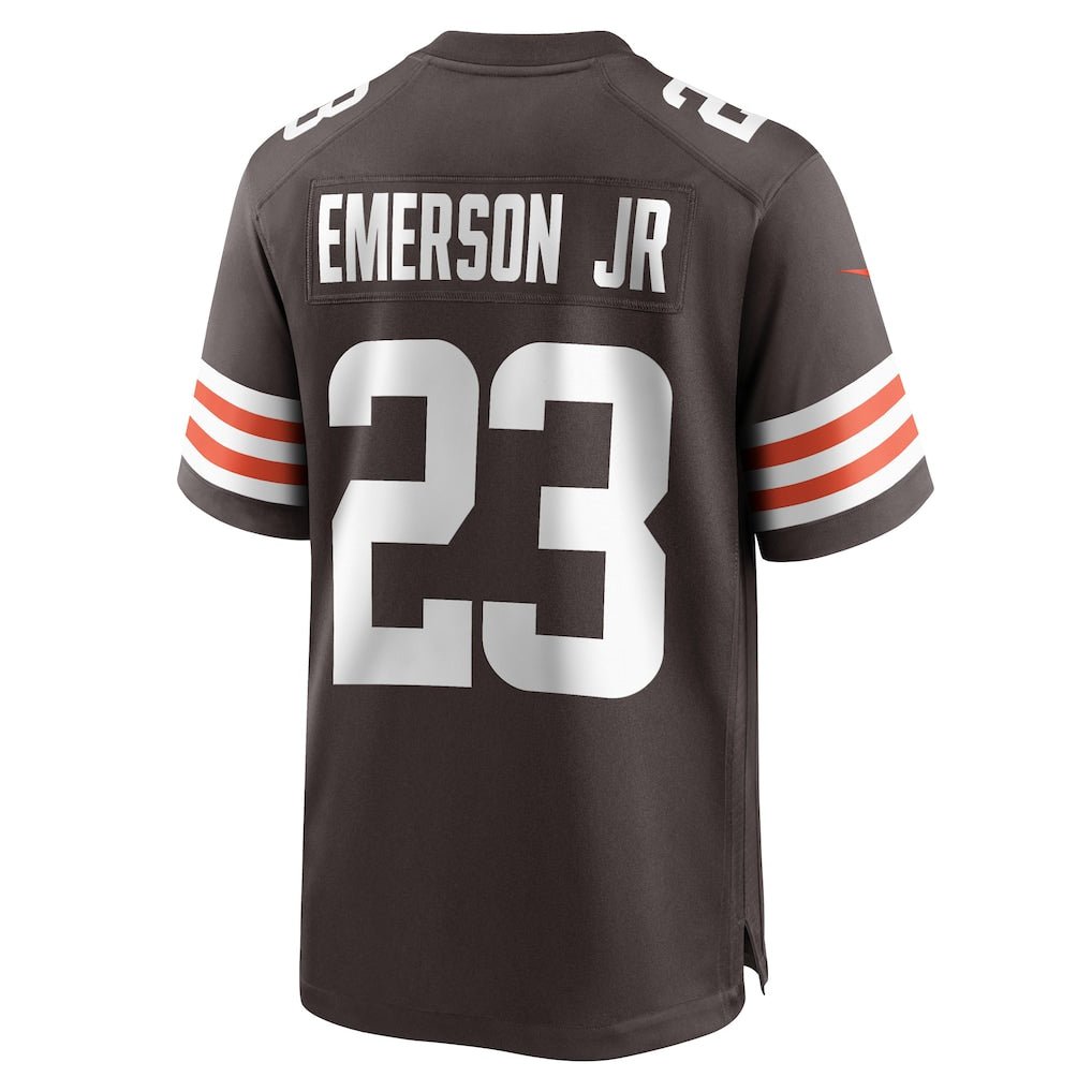 Johmsee C.Browns #23 Martin Emerson Jr. Brown Game Player Jersey