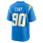 Johmsee LA.Chargers #90 Teair Tart Powder Blue Team Game Jersey
