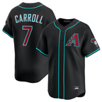 Johmsee A.Diamondbacks #7 Corbin Carroll Player Black Limited American Personalized Stitched Jerseys
