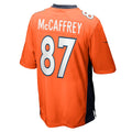 Johmsee D.Broncos #87 Ed McCaffrey Orange Game Retired Player Jersey