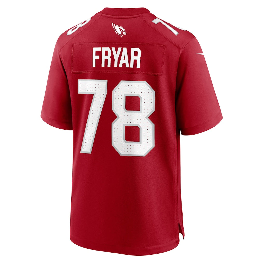 Johmsee A.Cardinals #78 Josh Fryar Cardinal Team Game Jersey