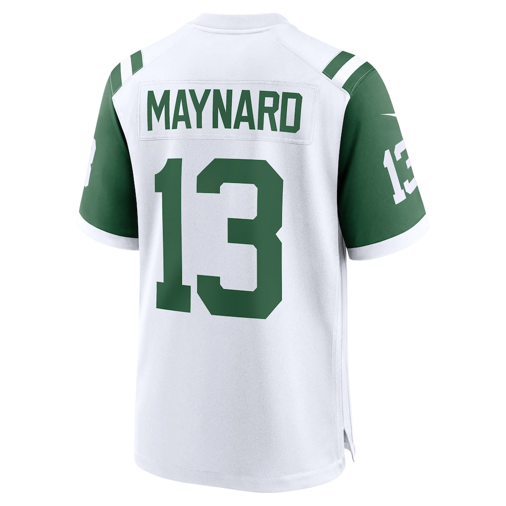 Johmsee NY.Jets #13 Don Maynard White Retired Player Alternate Game Jersey