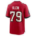 Johmsee TB.Buccaneers #79 Elijah Klein Red Game Jersey