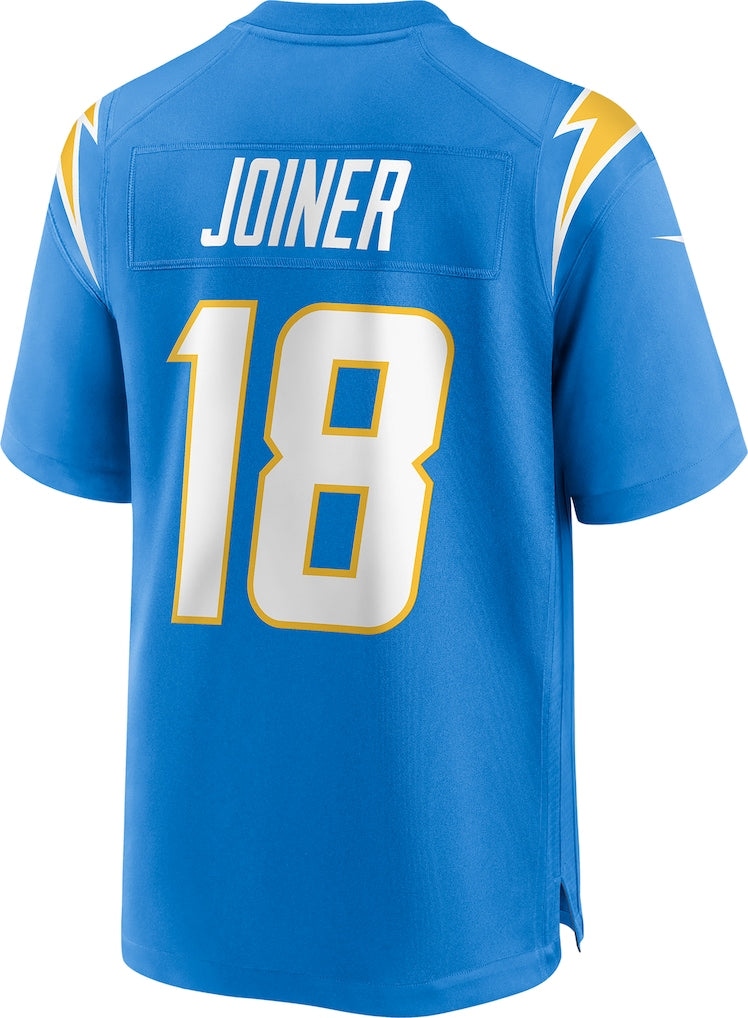 Johmsee LA.Chargers #18 Charlie Joiner Powder Blue Game Retired Player Jersey