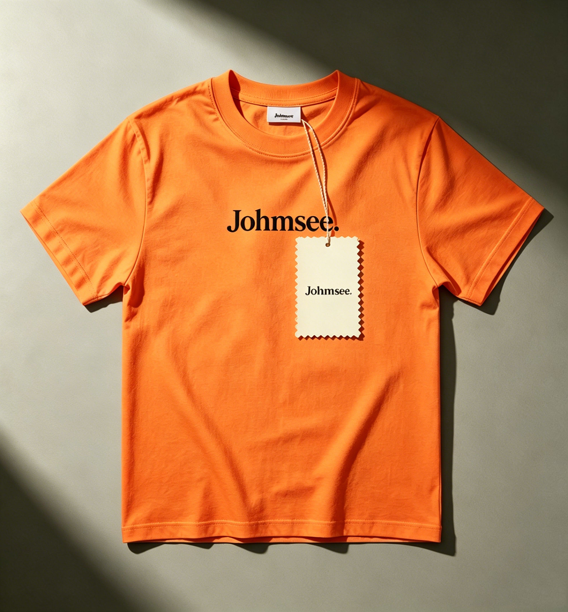 Johmsee Classic Logo Orange T-shirt