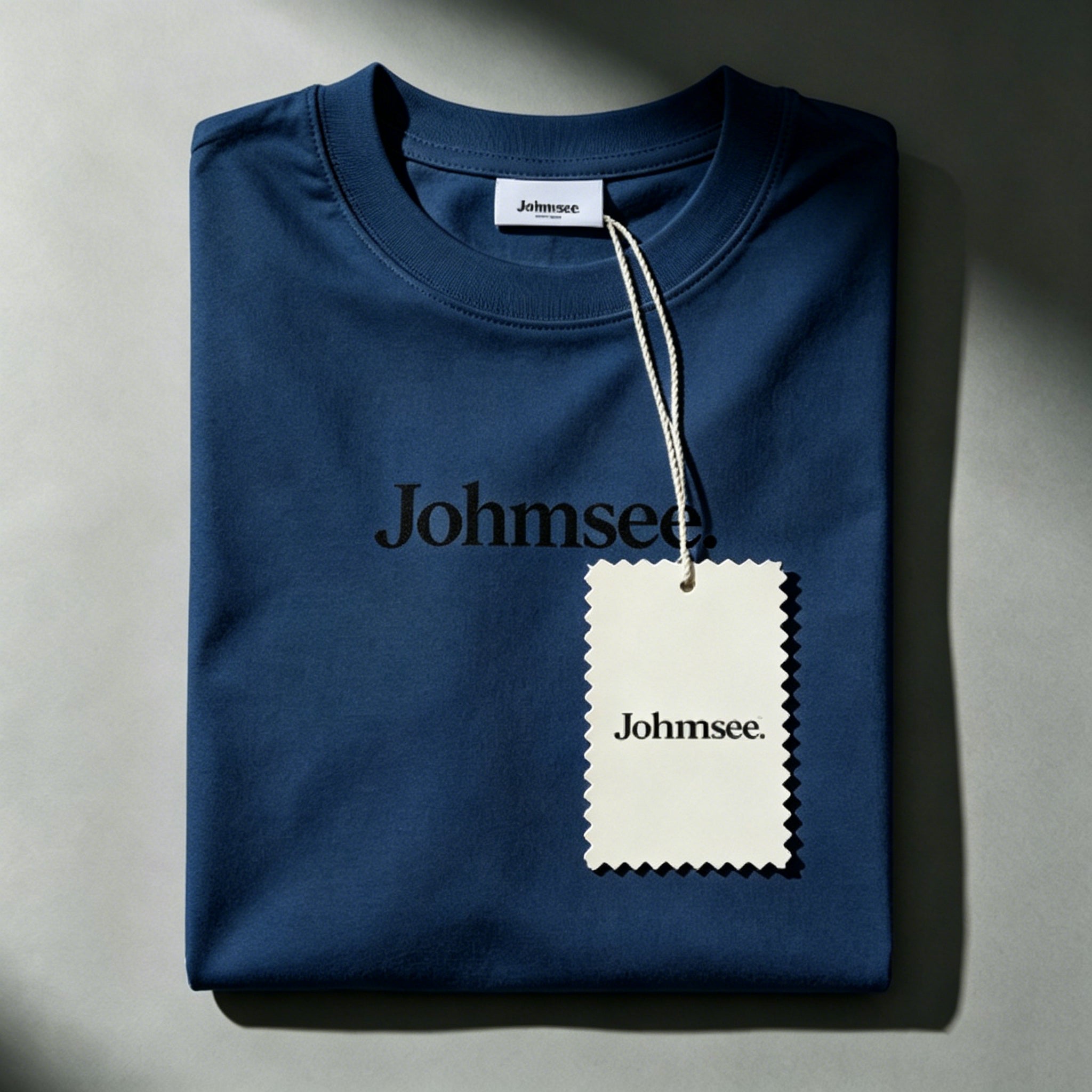 Johmsee Classic Logo Blue T-shirt