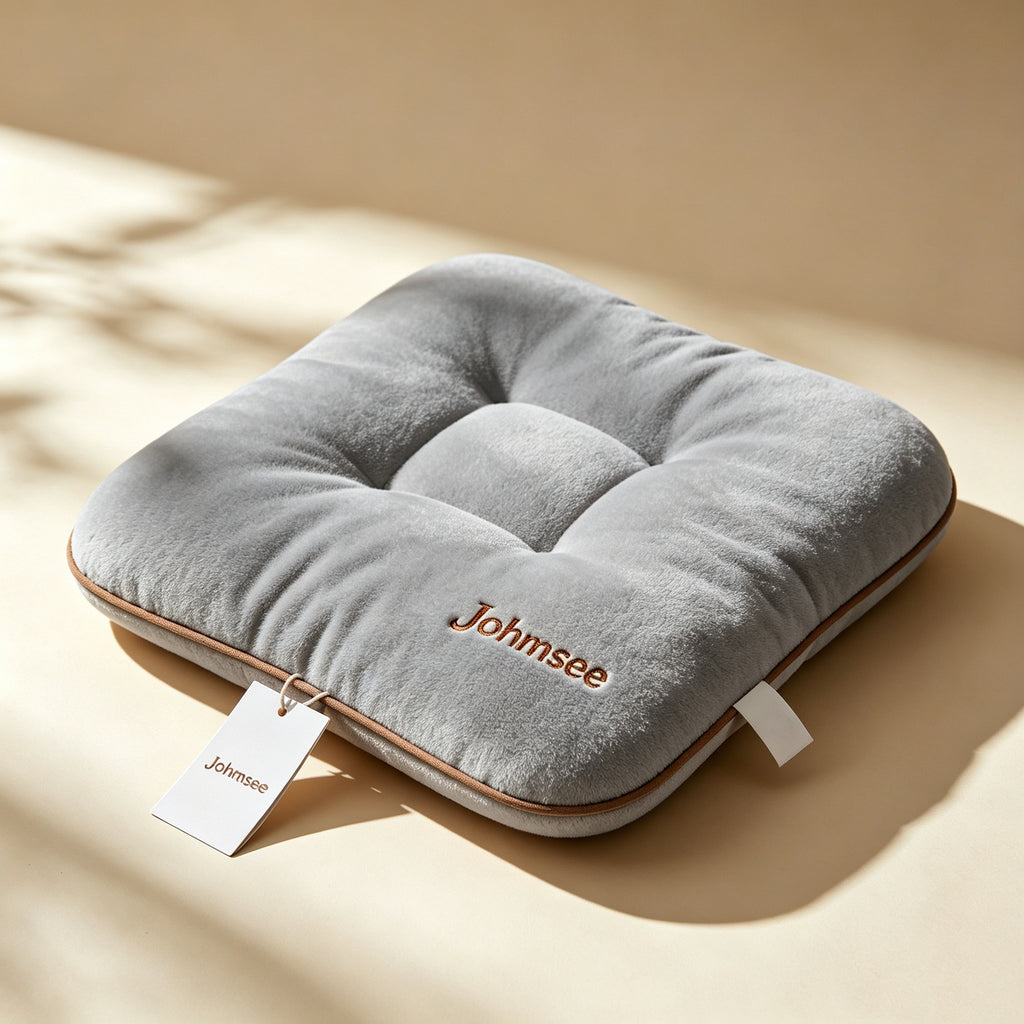 Johmsee Classic Gray Chair Cushions, Soft Plush Breathable Thickened Comfort Cheap Lazy Sofa Seat Pad, Sweat-Winning Skin-Friendly Adjustable Backrest Floor Jerseys for Home Office Daily Use