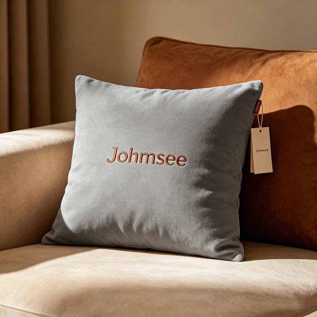 Johmsee Classic Gray Bolsters, Premium Soft Skin-Friendly Breathable Plush Filled Comfort Cheap Sofa Cushion Pillows, All-Match Home Bedroom Couch Decorative Back Pillows for Daily Use