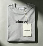Johmsee Classic Gray T-shirt Cheap Jerseys, 100% Pure Cotton Breathable Sweat-Wicking Soft, Comfortable Skin-Friendly Short Sleeve Basic Jerseys for Daily Wear