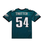 Johmsee P.Eagles #54 Jeremiah Trotter Jr. Mitchell & Ness Green 2000 Legacy Throwback Replica Jersey