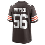 Johmsee C.Browns #56 Luke Wypler Brown Team Game Jersey