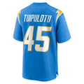 Johmsee LA.Chargers #45 Tuli Tuipulotu Powder Blue Team Game Jersey