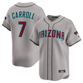 Johmsee A.Diamondbacks #7 Corbin Carroll Player Gray Limited American Personalized Stitched Jerseys