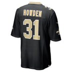 Johmsee NO.Saints #31 Jordan Howden Black Team Game Jersey