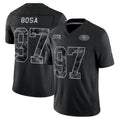 Johmsee SF.49ers #97 Nick Bosa Player Black Limited 2026 Salute to Service Home Game Stitched Jerseys