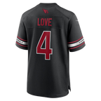 Johmsee A.Cardinals #4 Jeremiyah Love Black Game Player Stitched Jerseys