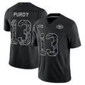 Johmsee SF.49ers #13 Brock Purdy Player Black Limited 2026 Salute to Service Home Game Stitched Jerseys