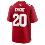 Johmsee A.Cardinals #20 Zonovan Knight Cardinal Team Game Jersey