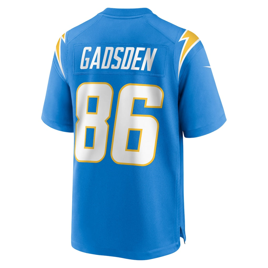 Johmsee LA.Chargers #86 Oronde Gadsden Powder Blue Team Game Jersey