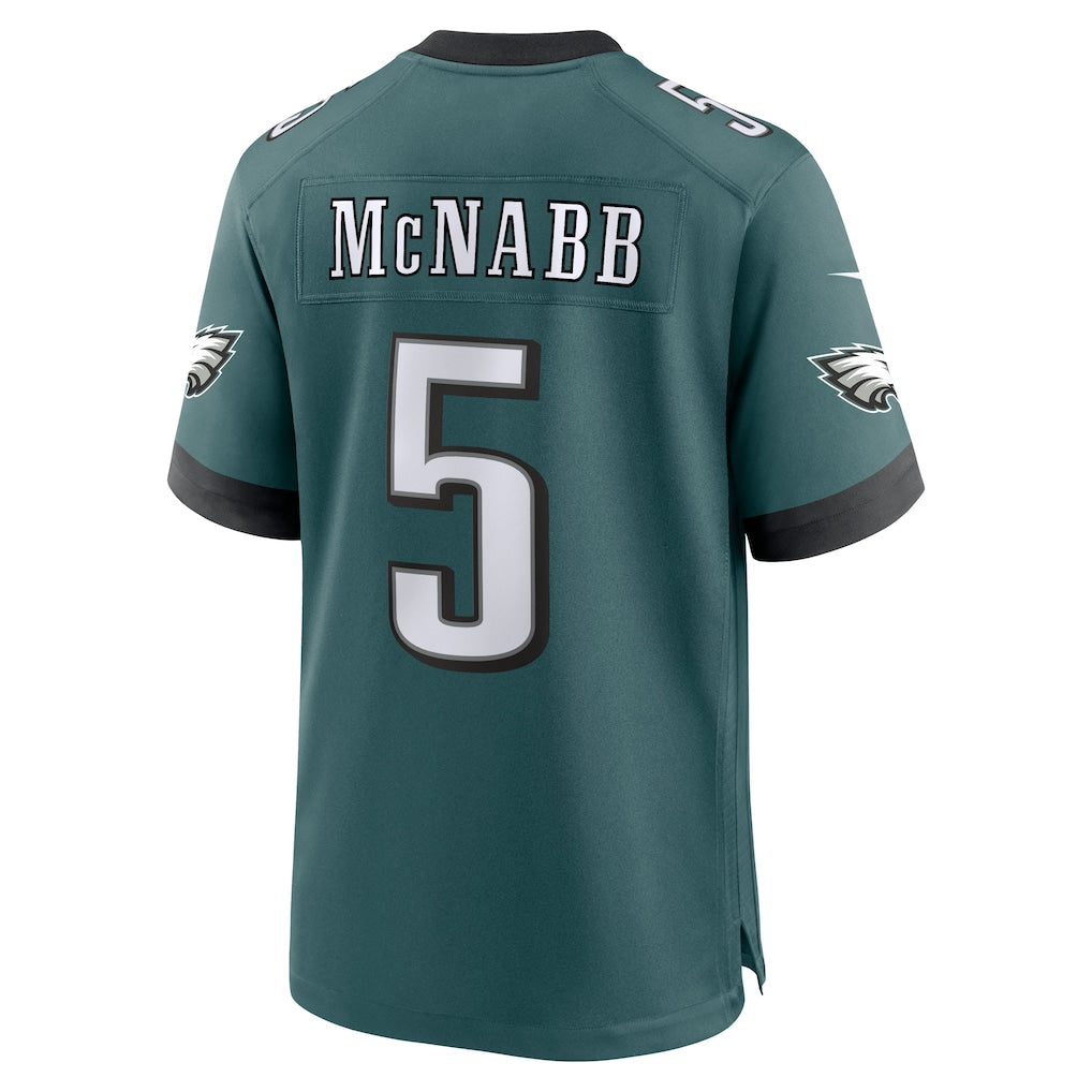 Johmsee P.Eagles #5 Donovan McNabb Midnight Green Team Game Jersey