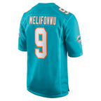 Johmsee M.Dolphins #9 Ifeatu Melifonwu Aqua Team Game Jersey