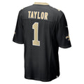 Johmsee NO.Saints #1 Alontae Taylor Black Team Game Jersey