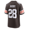 Johmsee C.Browns #28 Tre Avery Brown Team Game Jersey
