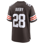 Johmsee C.Browns #28 Tre Avery Brown Team Game Jersey