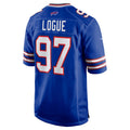 Johmsee B.Bills #97 Zion Logue Royal Team Game Jersey