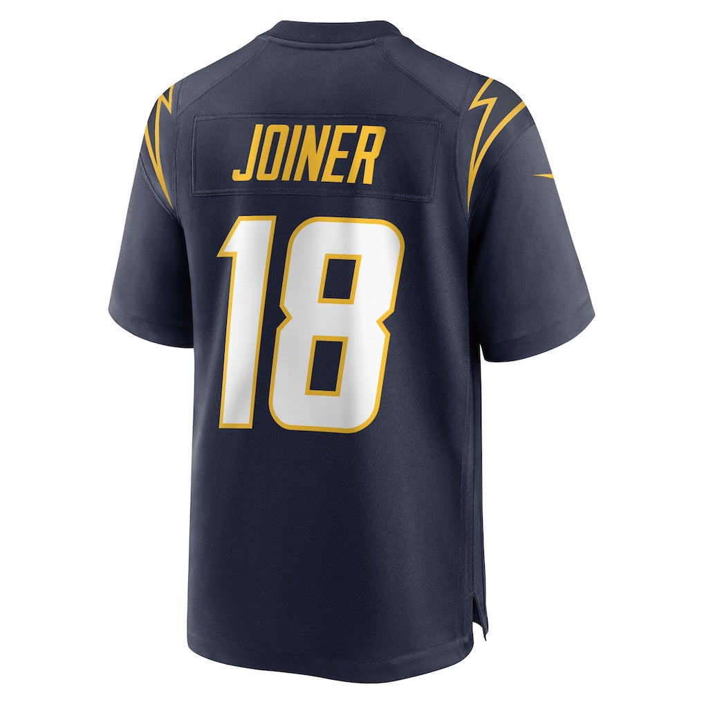 Johmsee LA.Chargers #18 Charlie Joiner Navy Retired Player Alternate Game Jersey