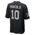 Johmsee LV.Raiders #10 Dont'e Thornton Jr. Black Team Game Jersey