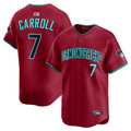 Johmsee A.Diamondbacks #7 Corbin Carroll Player Red Alternate Limited Personalized Stitched Jerseys
