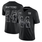 Johmsee NY.Giants #44 Cam Skattebo Player Black Limited 2026 Salute to Service Home Game Stitched Jerseys
