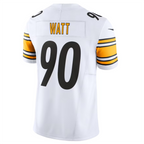 Johmsee #90 T.J. Watt Player P.Steelers White Vapor F.U.S.E. Limited Stitched Jersey