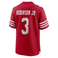 Johmsee SF.49ers #3 Brian Robinson Jr. Scarlet Team Game Jersey