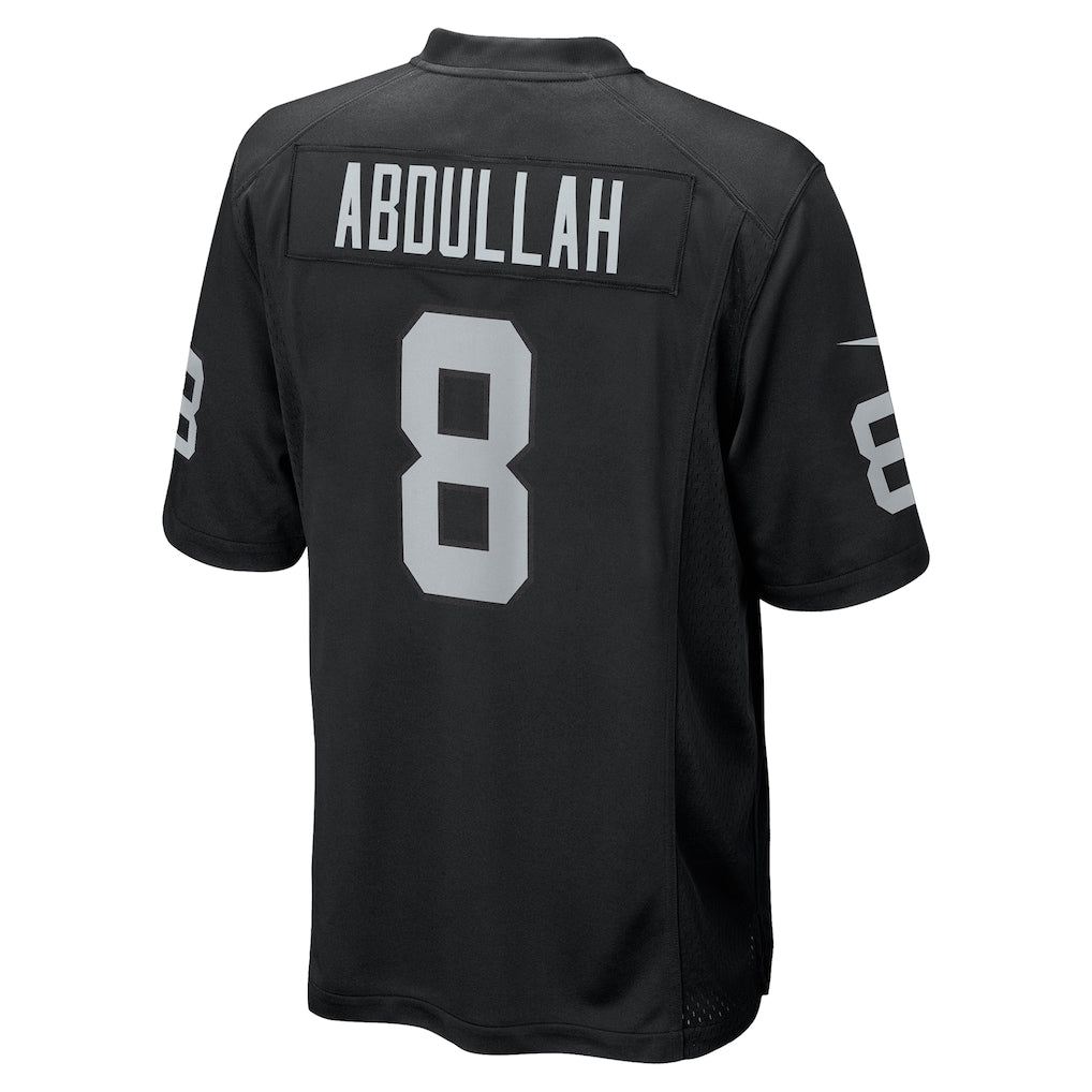 Johmsee LV.Raiders #8 Ameer Abdullah Black Team Game Jersey