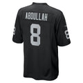 Johmsee LV.Raiders #8 Ameer Abdullah Black Team Game Jersey